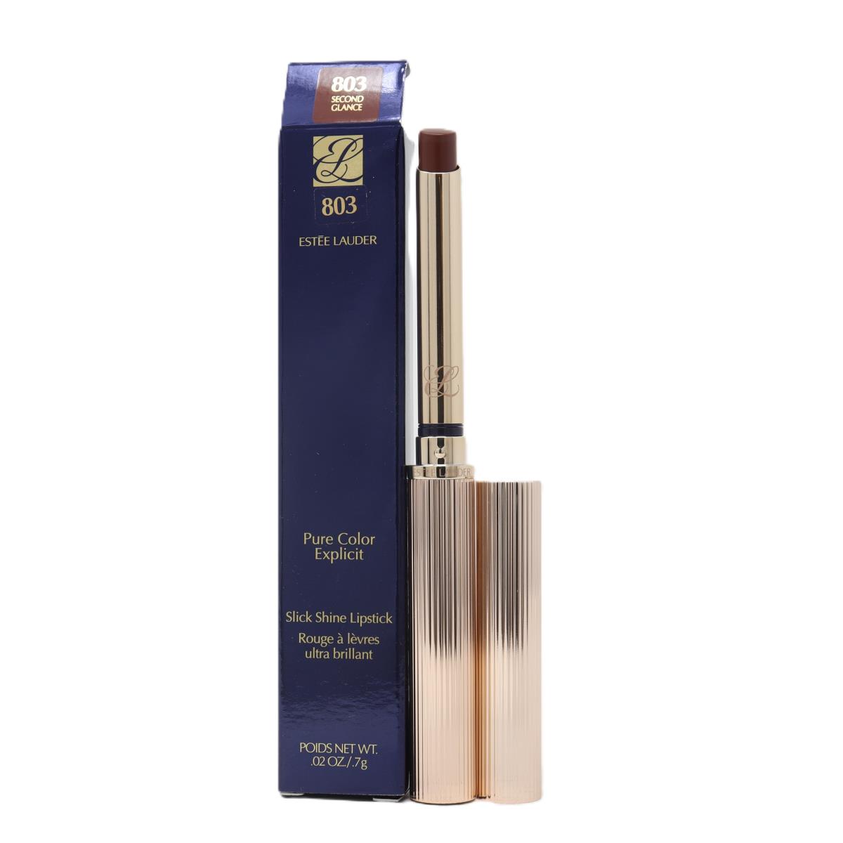 Estee Lauder Pure Color Explicit Slick Shine Lipstick 0.02oz/7g 803 Second Glance