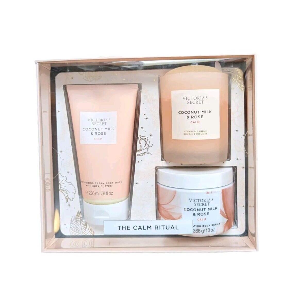 Victoria`s Secret The Camp Ritual Gift Set Coconut Milk and Rose Box Present