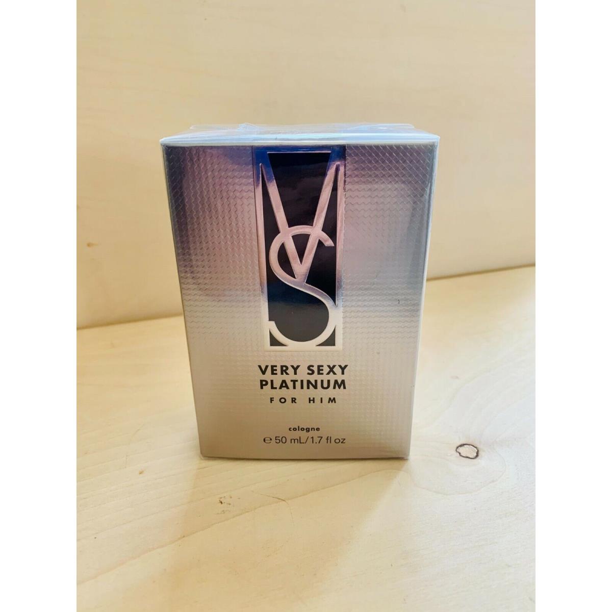 Victoria`s Secret Very Sexy Platinum For Him Cologne Spray 1.7oz/50ml Box