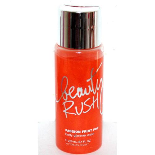 Victoria`s Secret Beauty Rush Passion Fruit Pop Body Glimmer Wash 8.4 Floz Retro