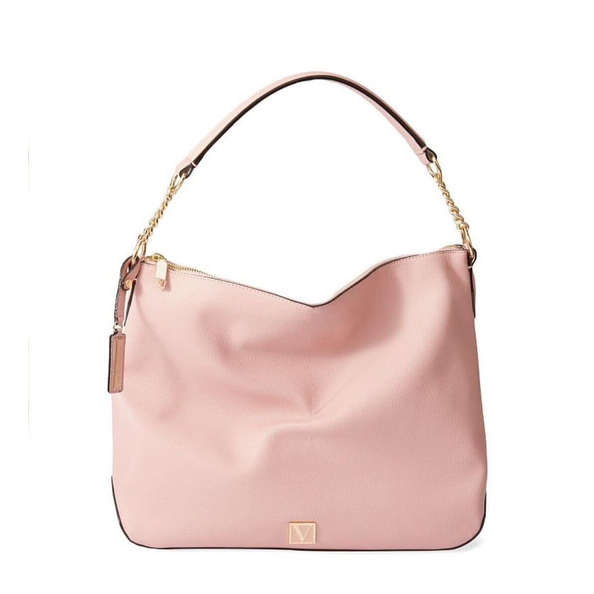 Victoria`s Secret Curve Shoulder Hand Bag W/zipper Orchid Blush