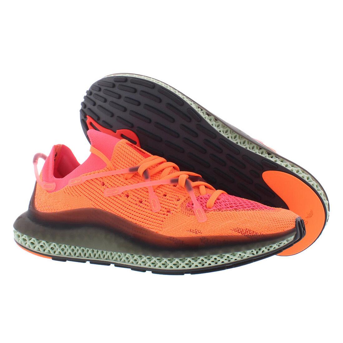 Adidas Originals 4D Fusio Mens Shoes - Hyper/Black/Mint, Main: Orange