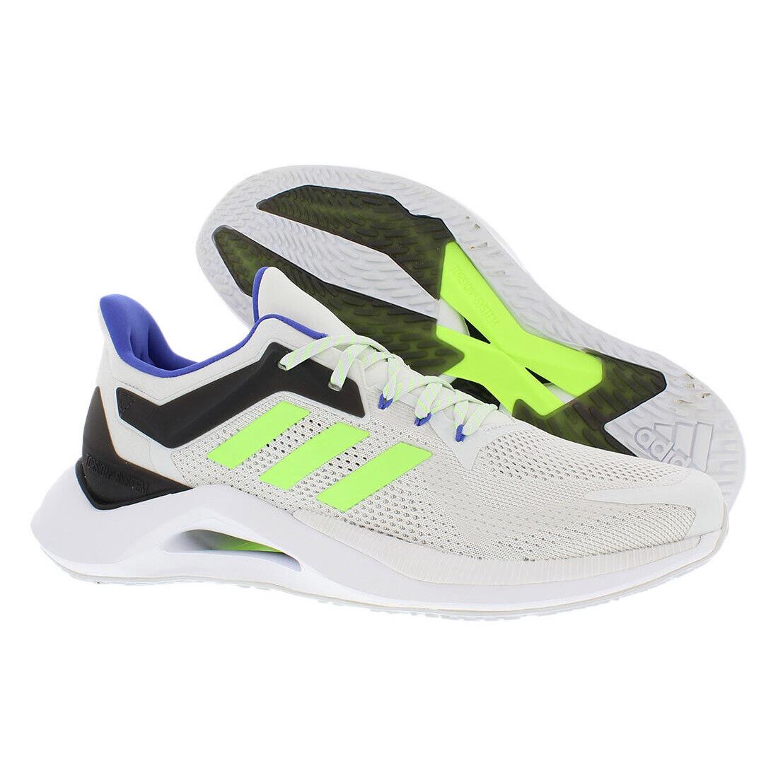 Adidas Alphatorsion 2.0 Mens Shoes - Footwear White/Signal Green/Carbon, Main: White