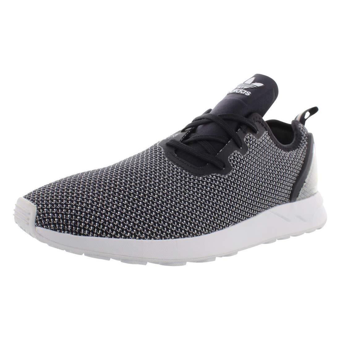 Adidas-mens-z-flux-adv-asym-casual-exercise-sneakers-b-w S79054 - Black White Grey