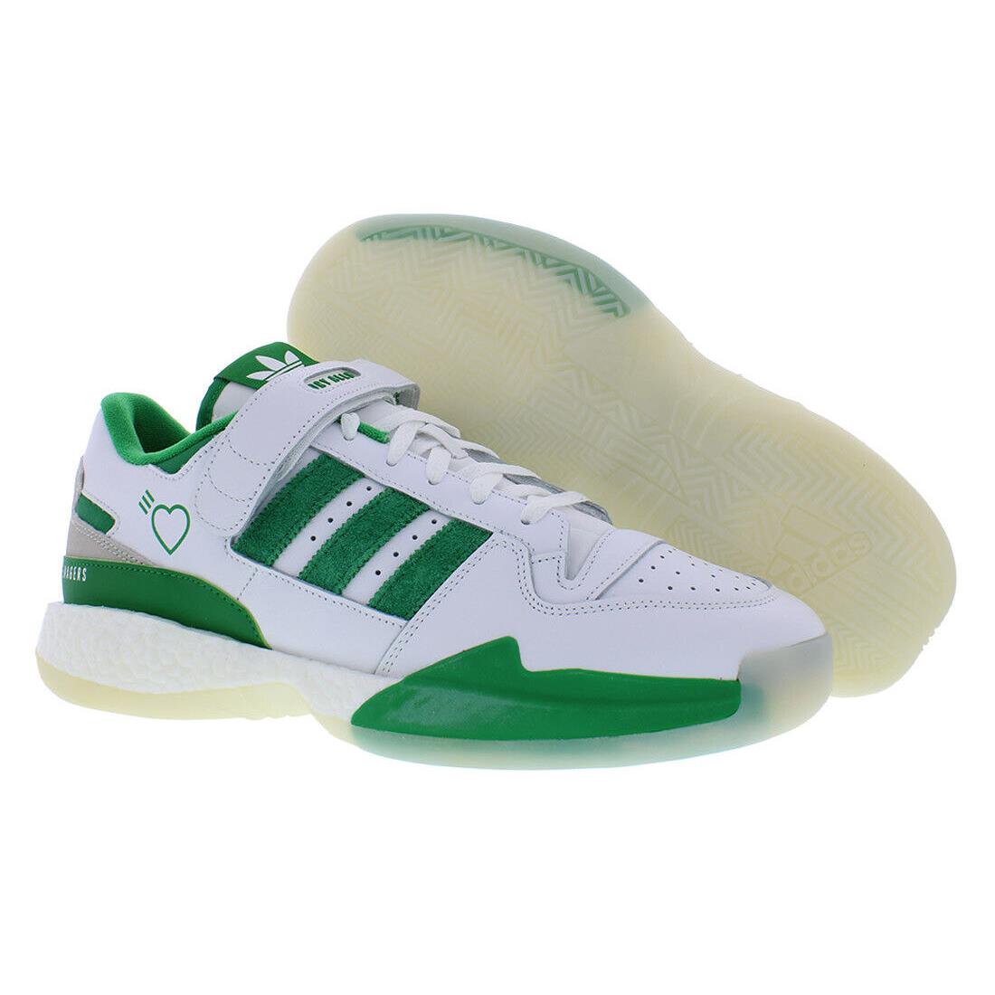 Adidas Forum Low Human Made Mens Shoes - Footwear White/Green/White, Main: Green