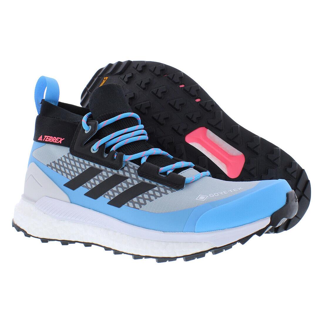 Adidas Terrex Free Hiker Gtx Womens Shoes - Grey/Black/Blue, Main: Grey