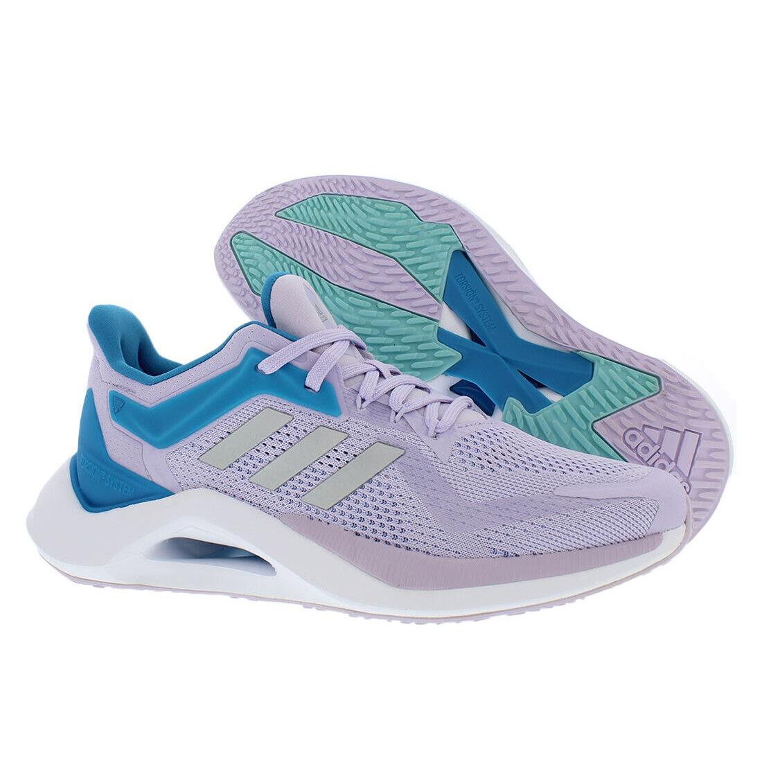 Adidas Alphatorsion 2.0 Womens Shoes - Purple/Silver Metallic/Aqua, Main: Purple