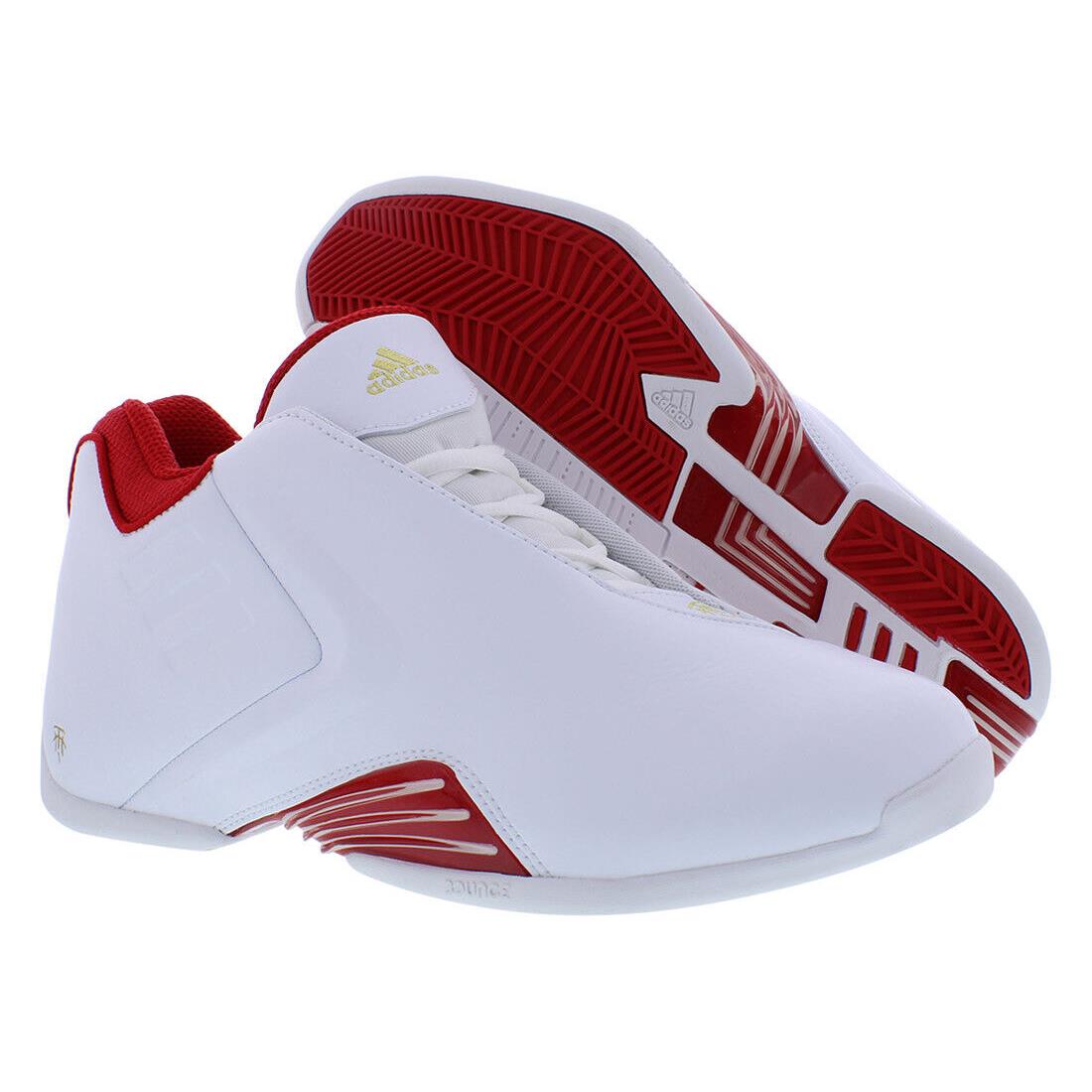 Adidas Tmac 3 Restomod Unisex Shoes - Footwear White/Better Scarlet/Matte Gold, Main: White