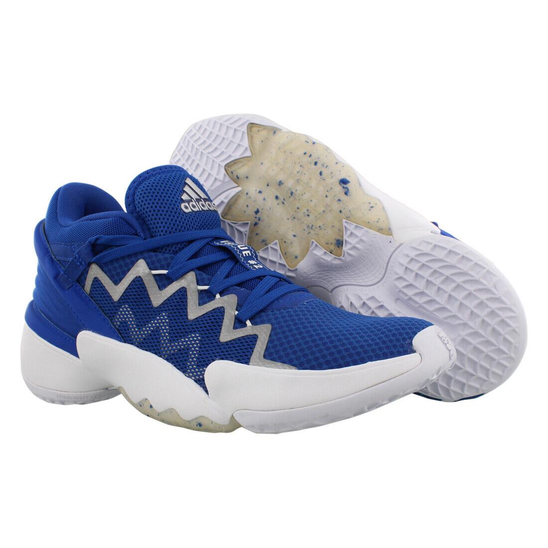 Adidas D.o.n. Issue 2 Mens Shoes - White/Royal, Main: White