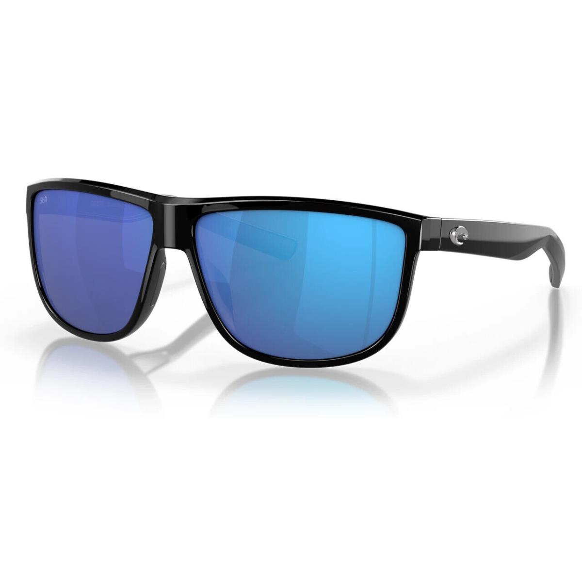 Costa Rincondo Sunglasses Shiny Black Frame/blue 580G Lens