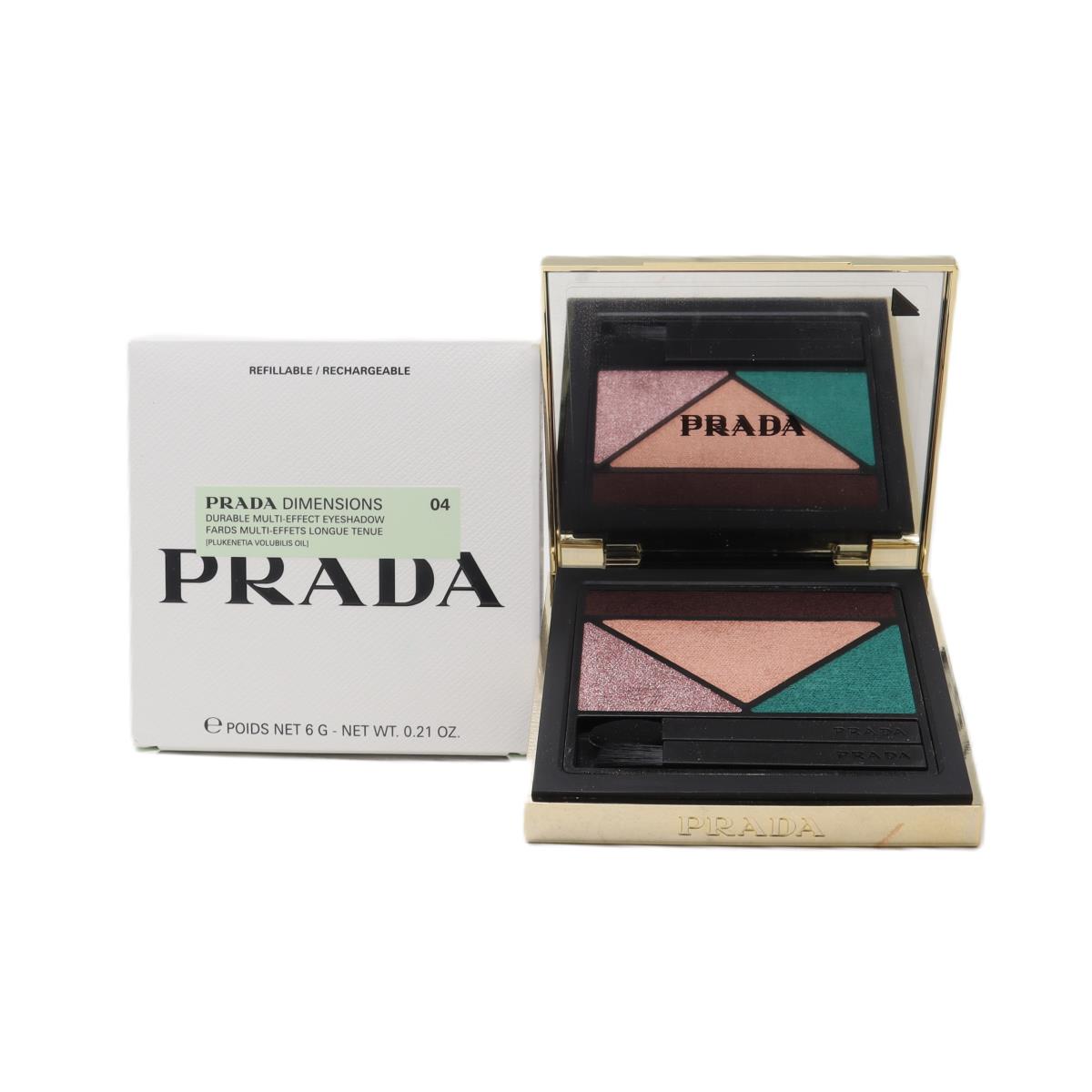 Prada Dimensions Durable Multi-effect Refillable Eyeshadow Palette 0.21oz 04