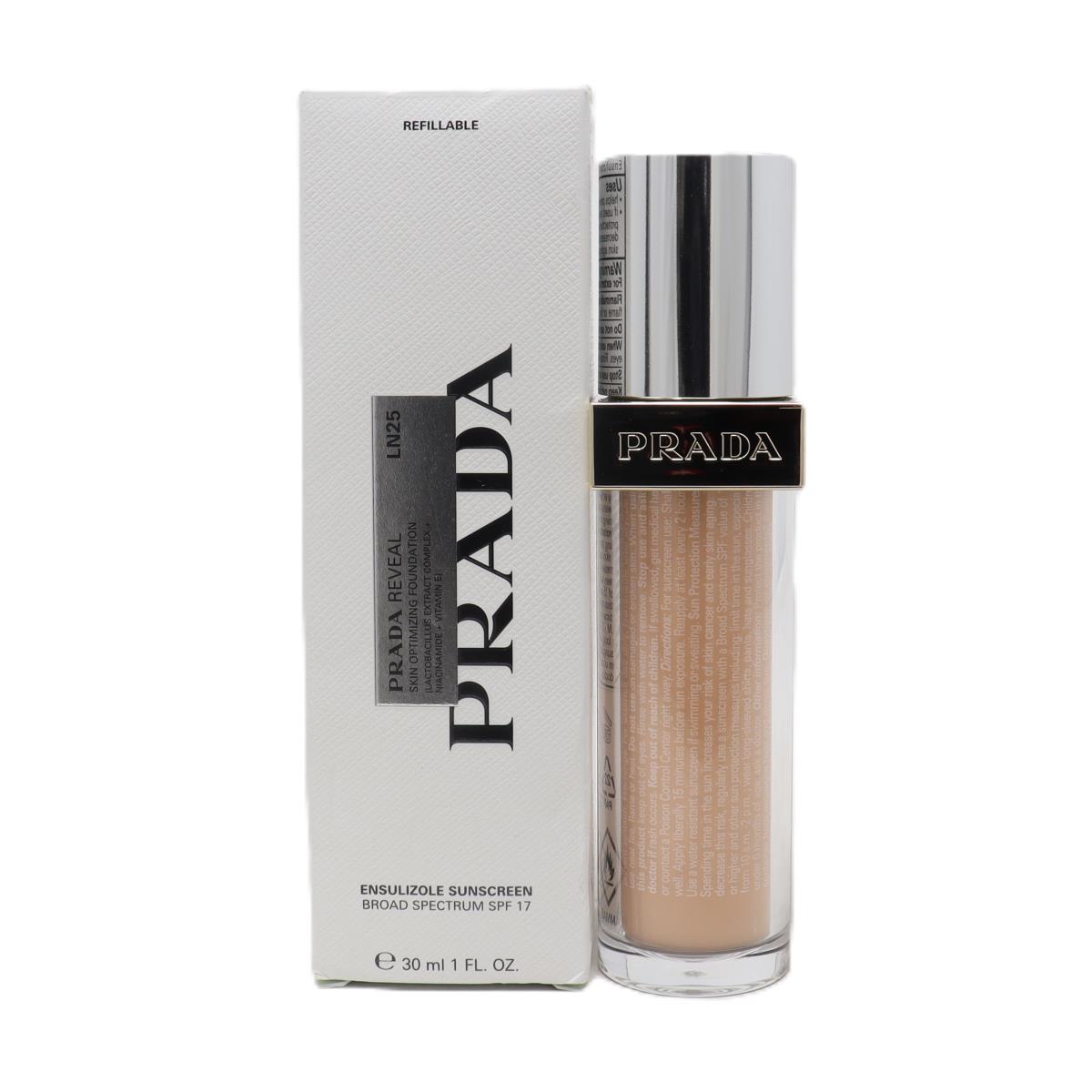 Prada Reveal Skin Optimizing Refillable Soft Matte Foundation 1.0oz LN25