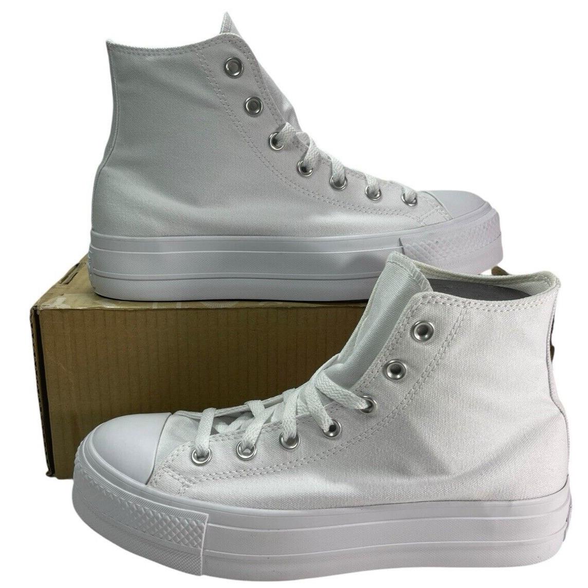 Converse by You Chuck Taylor Platform Lift Hi White Sneaker Women Size 7