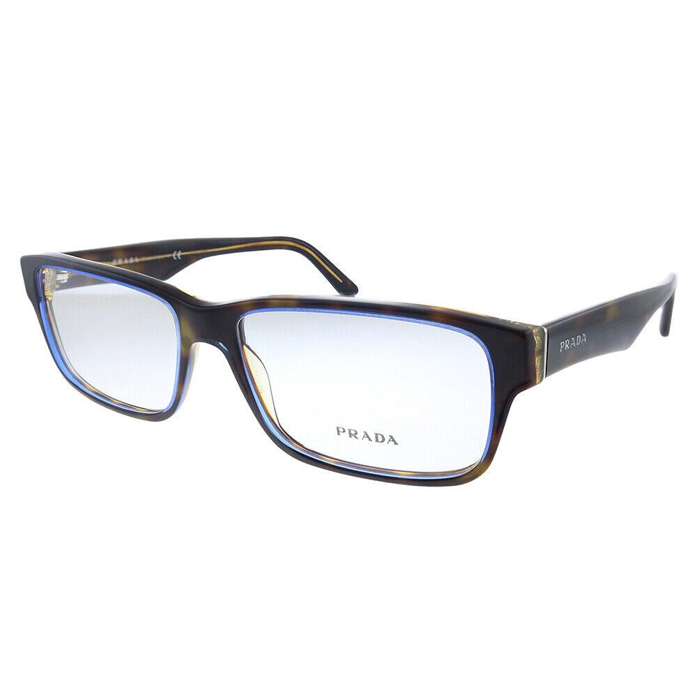 Prada PR 16MV ZXH1O1 Tortoise Denim Plastic Rectangle Sunglasses Demo