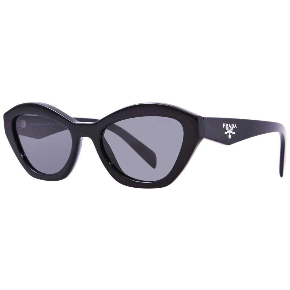 Prada Sunglasses PRA02S 16K08Z 52mm Black / Dark Grey Lens