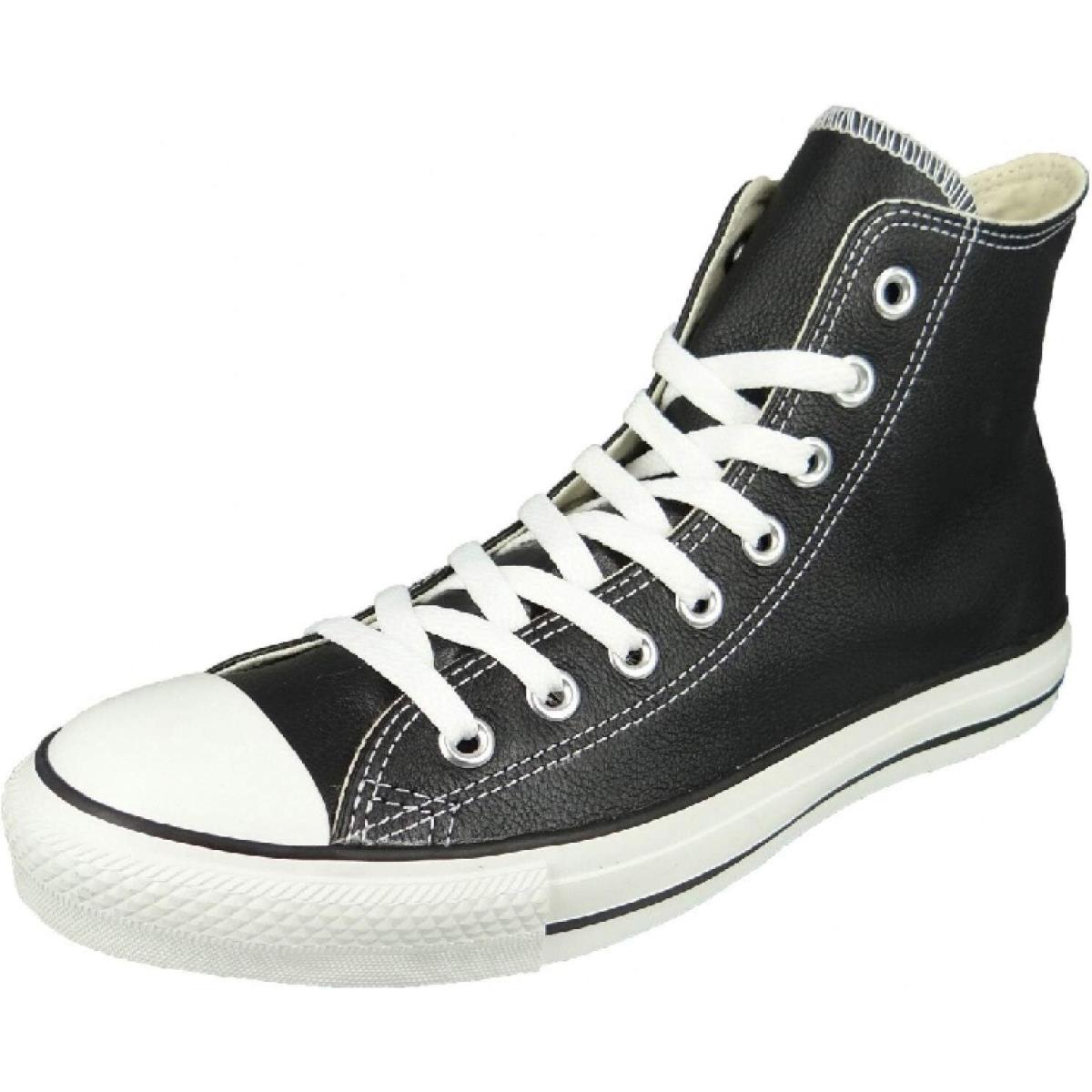 Converse-men`s Women`s Chuck Taylor All Star High Sneaker 12 Black Leather