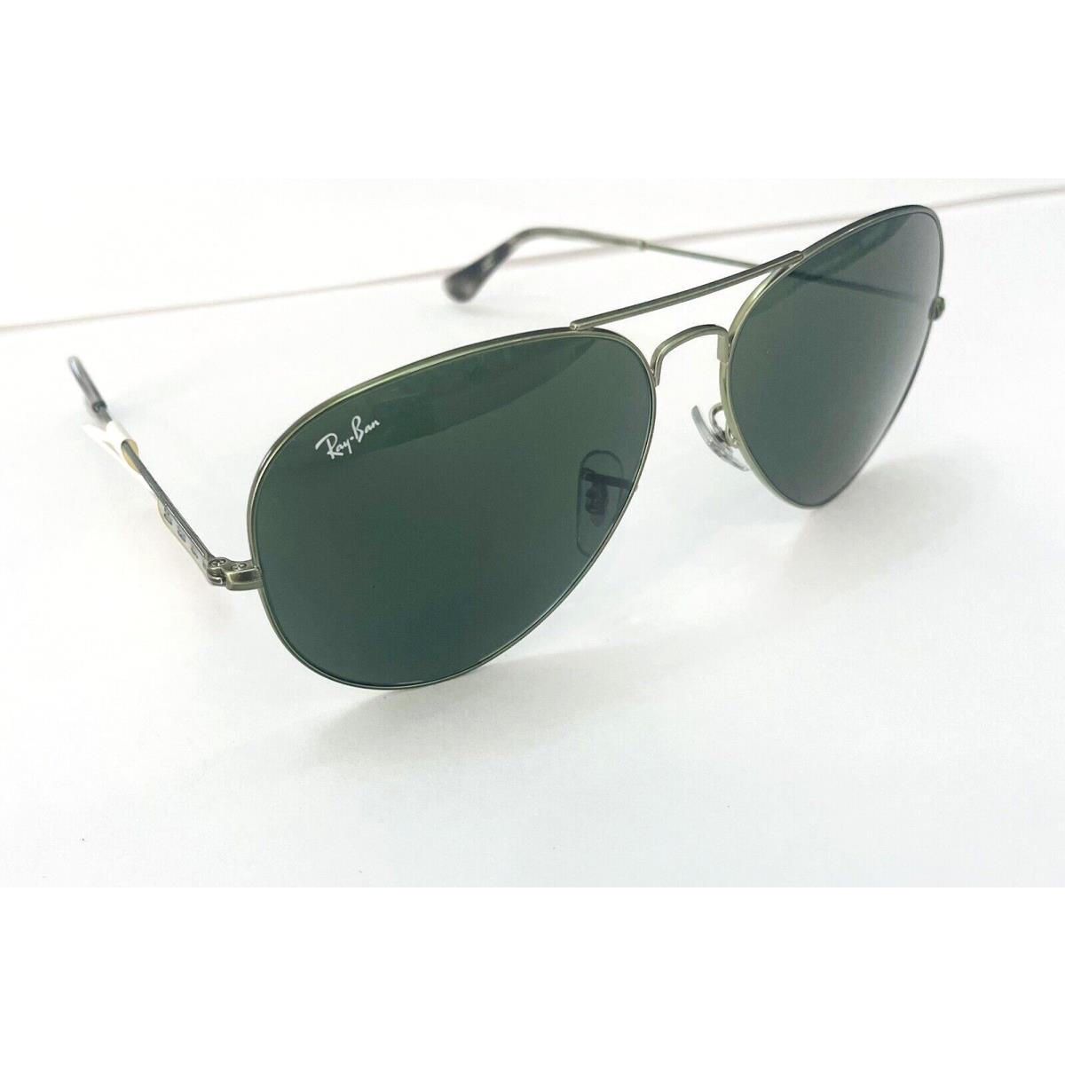 Ray-ban Aviator Classic Unisex Sunglasses 55mm Green Classic RB3025 919131