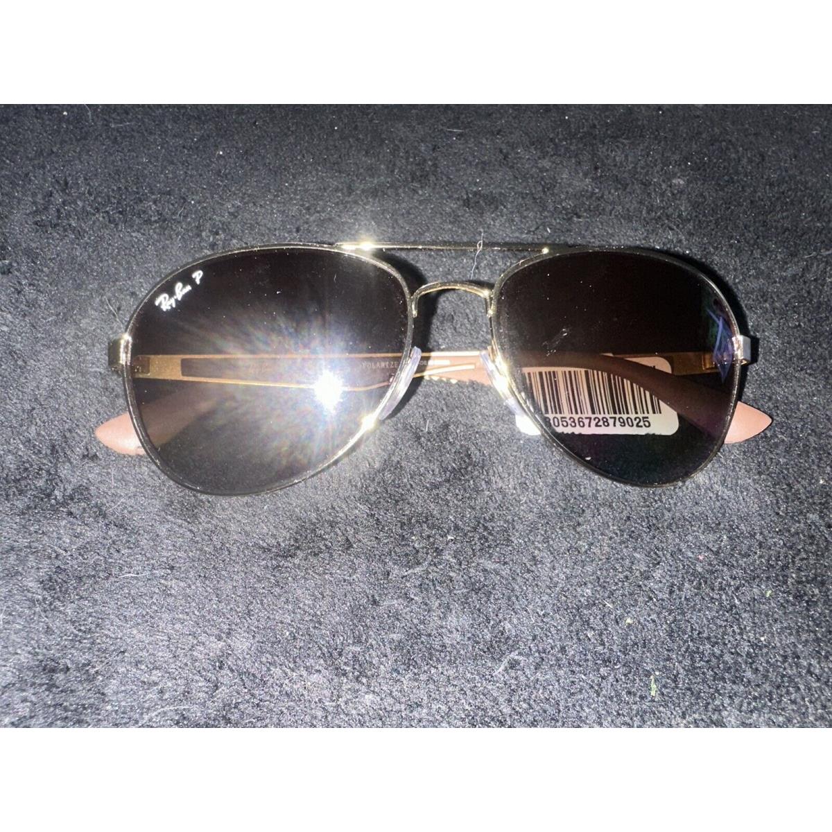 Ray-ban Aviator Sunglasses RB3549 001/T5 Gold Unisex Polarized