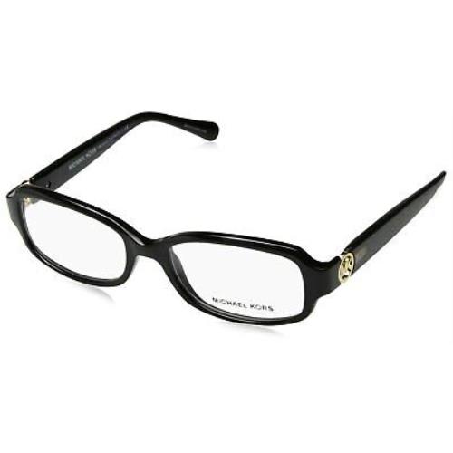 Michael Kors Tabitha V MK8016 Eyeglass Frames 3099-52 - Black/black Glitter