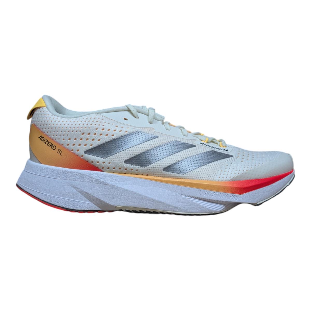 Adidas Women`s Adizero SL - Ivory/iron Metallic/spark - US Size 8 - IG3341 - Ivory