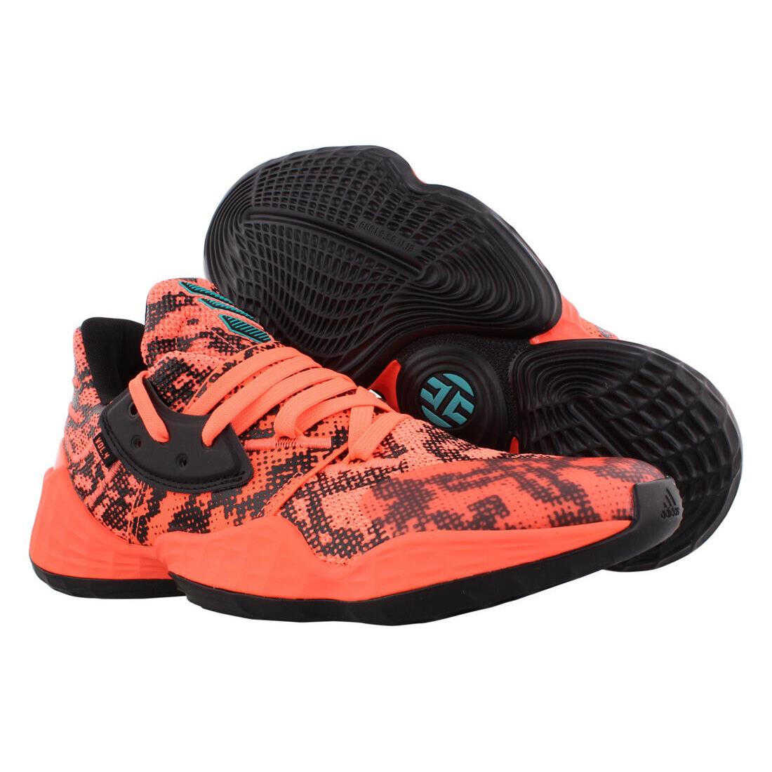 Adidas Harden Vol. 4 Mens Shoes Size 7 Color: Orange/black - Orange/Black, Main: Orange