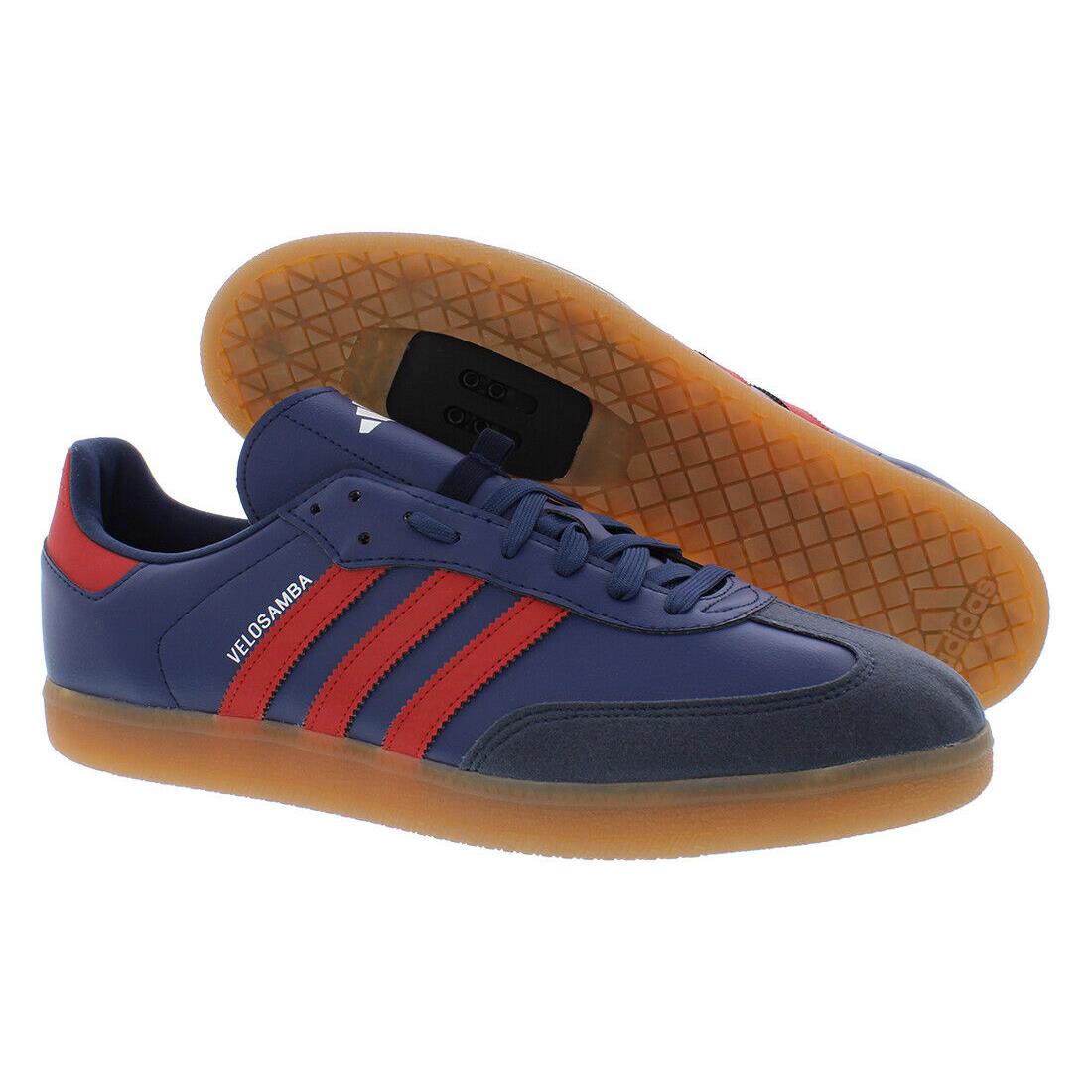 Adidas The Velosamba Vegan Unisex Shoes Size 13 Color: Team Navy Blue/better - Team Navy Blue/Better Scarlet/Cloud White, Main: Blue