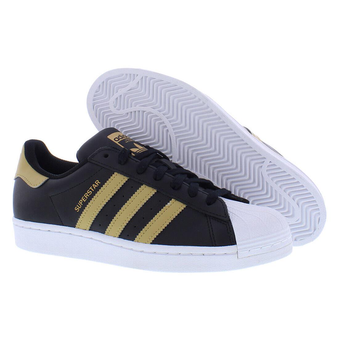 Adidas Superstar Mens Shoes Size 10.5 Color: Black/tan - Black/Tan, Main: Black