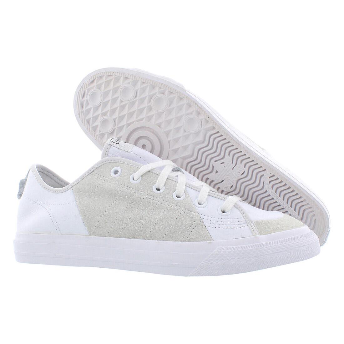 Adidas Nizza Rf Mens Shoes Size 9 Color: Cloud White/crystal White/core Black - Cloud White/Crystal White/Core Black, Main: White