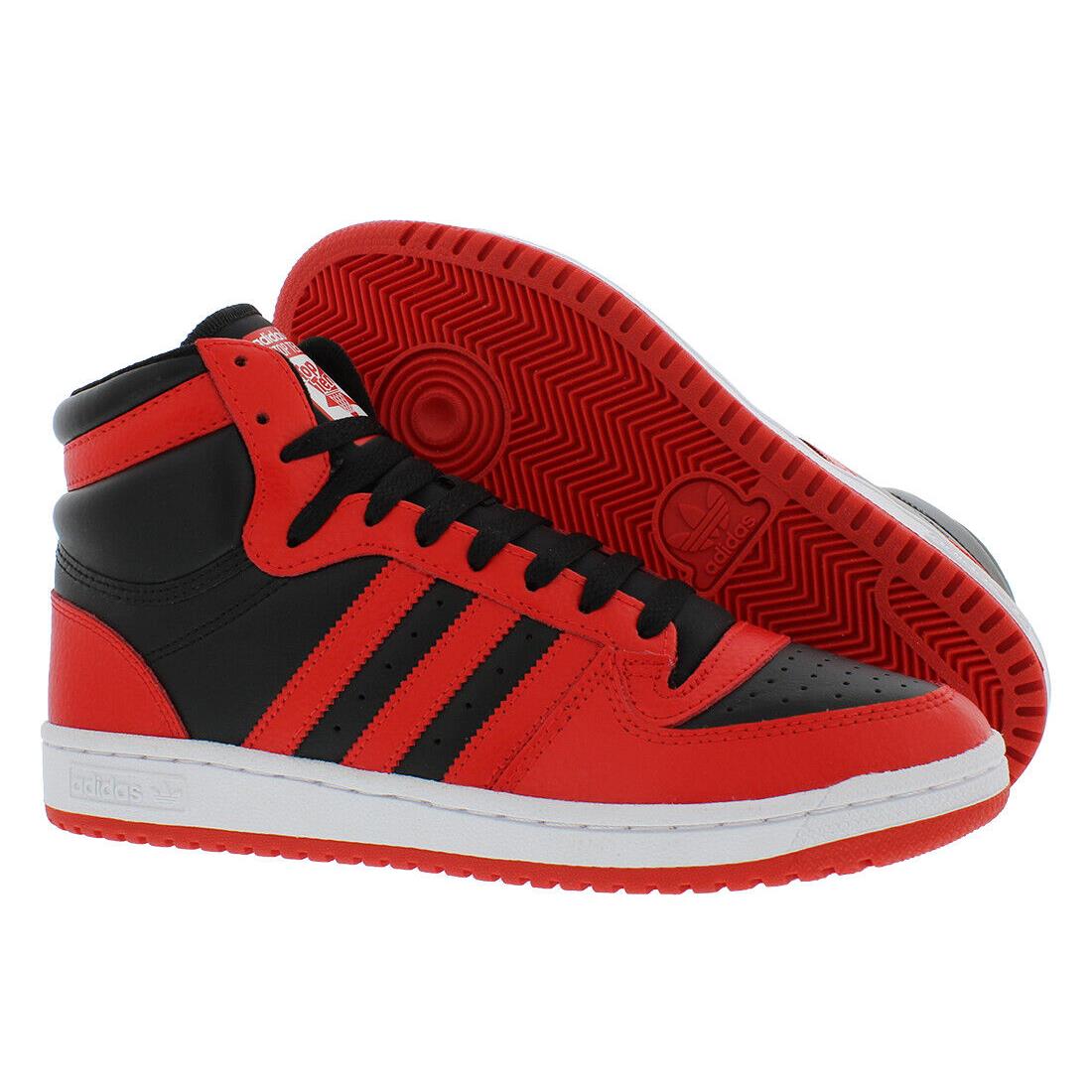 Adidas Top Ten Rb Mens Shoes Size 13.5 Color: Core Black/vivid Red/footwear - Core Black/Vivid Red/Footwear White, Main: Red