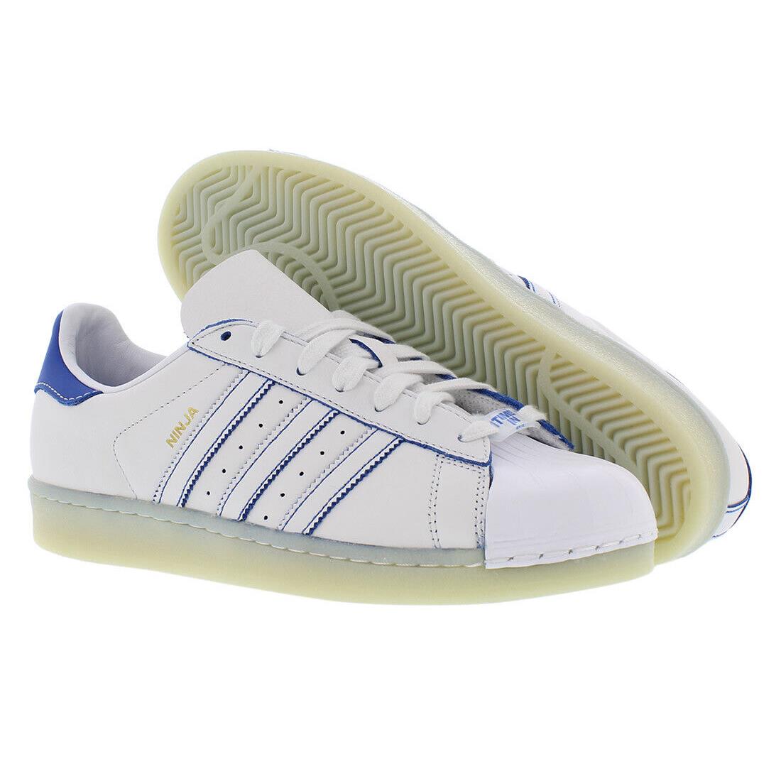 Adidas Ninja Superstar Mens Shoes Size 8 Color: White/blue