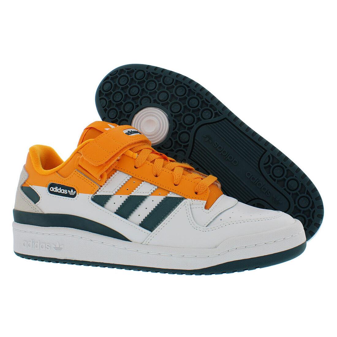 Adidas Forum Low Premium Mens Shoes Size 8.5 Color: Cream Orange/forever True - Cream Orange/Forever True White/Wild Tea, Main: Orange