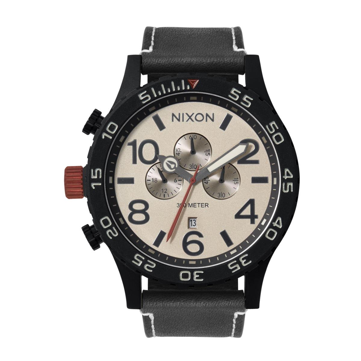 Nixon The 51-30 Chrono Leather Watch