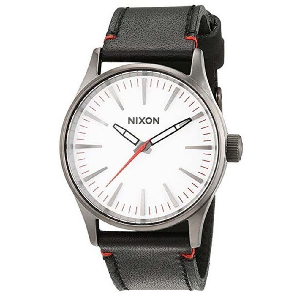 Nixon Unisex Analogue Quartz Watch with Leather Strap A377-486-00