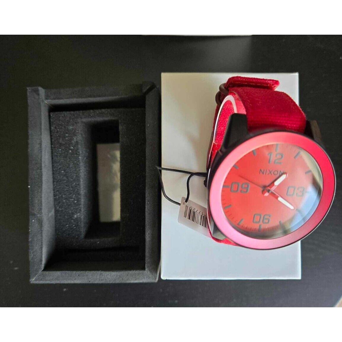 Nixon Corporal Men`s Wristwatch Red Ano A243 1368