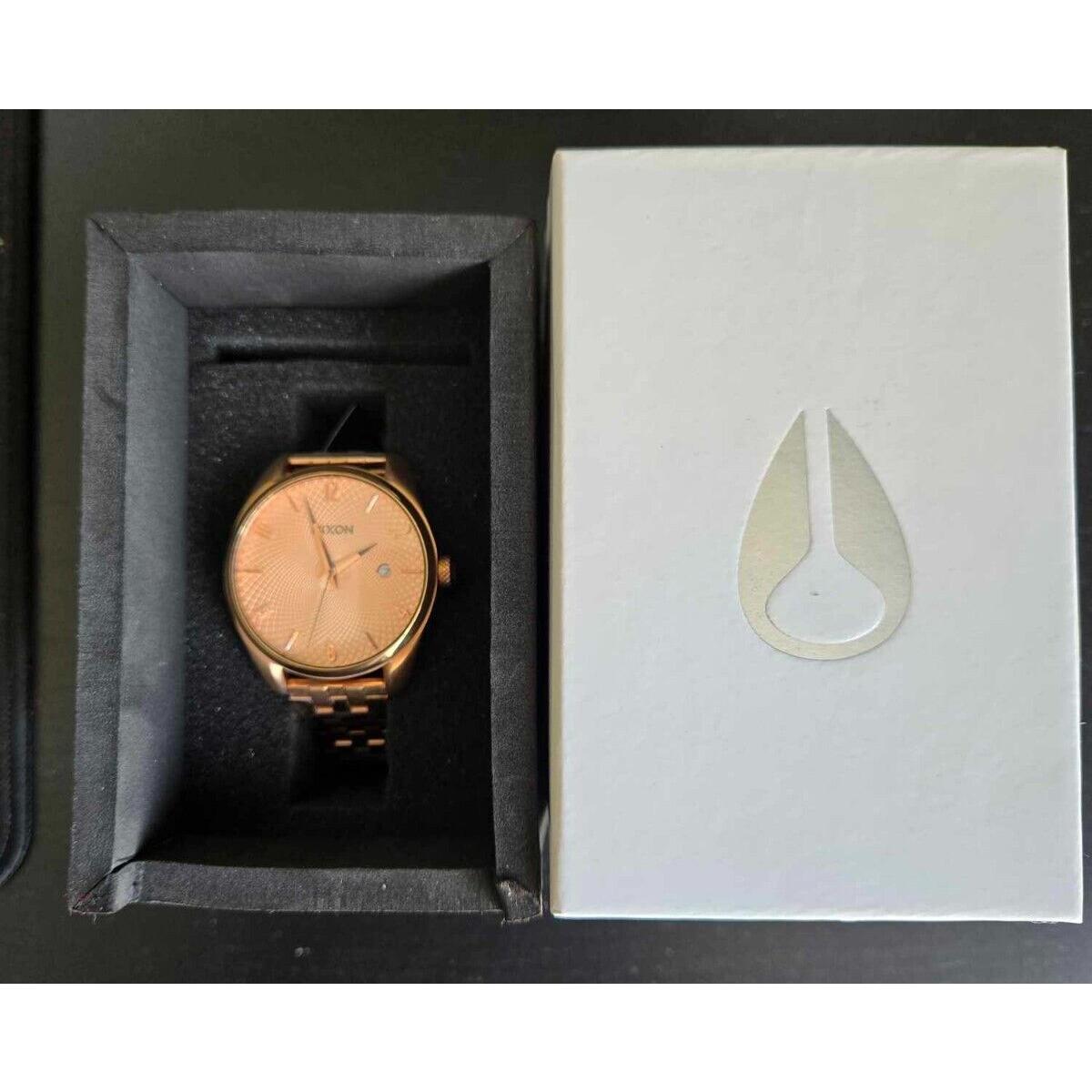 Nixon Bullet Women`s Wristwatch All Rose/gold A418 897