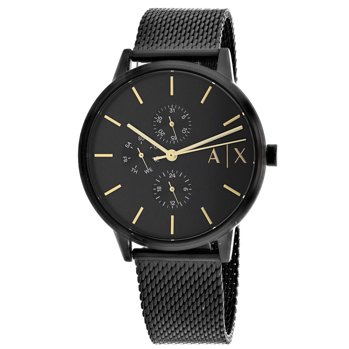 Armani Exchange Men`s Cayde Black Dial Watch - AX2716