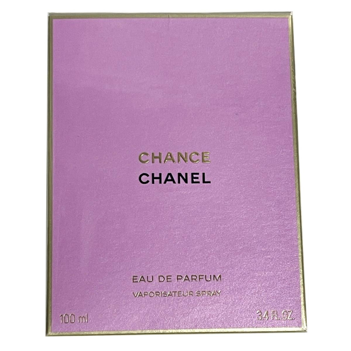 Chanel Chance Perfume For Women Eau De Parfum Spray 3.4oz / 100ml