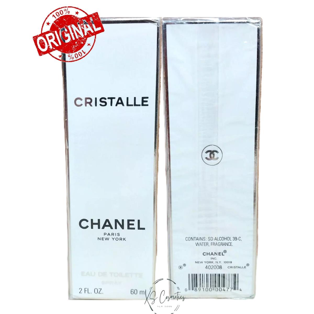 Cristalle by Chanel 2.0 Oz/ 60 ML Eau De Toilette Spray Rare