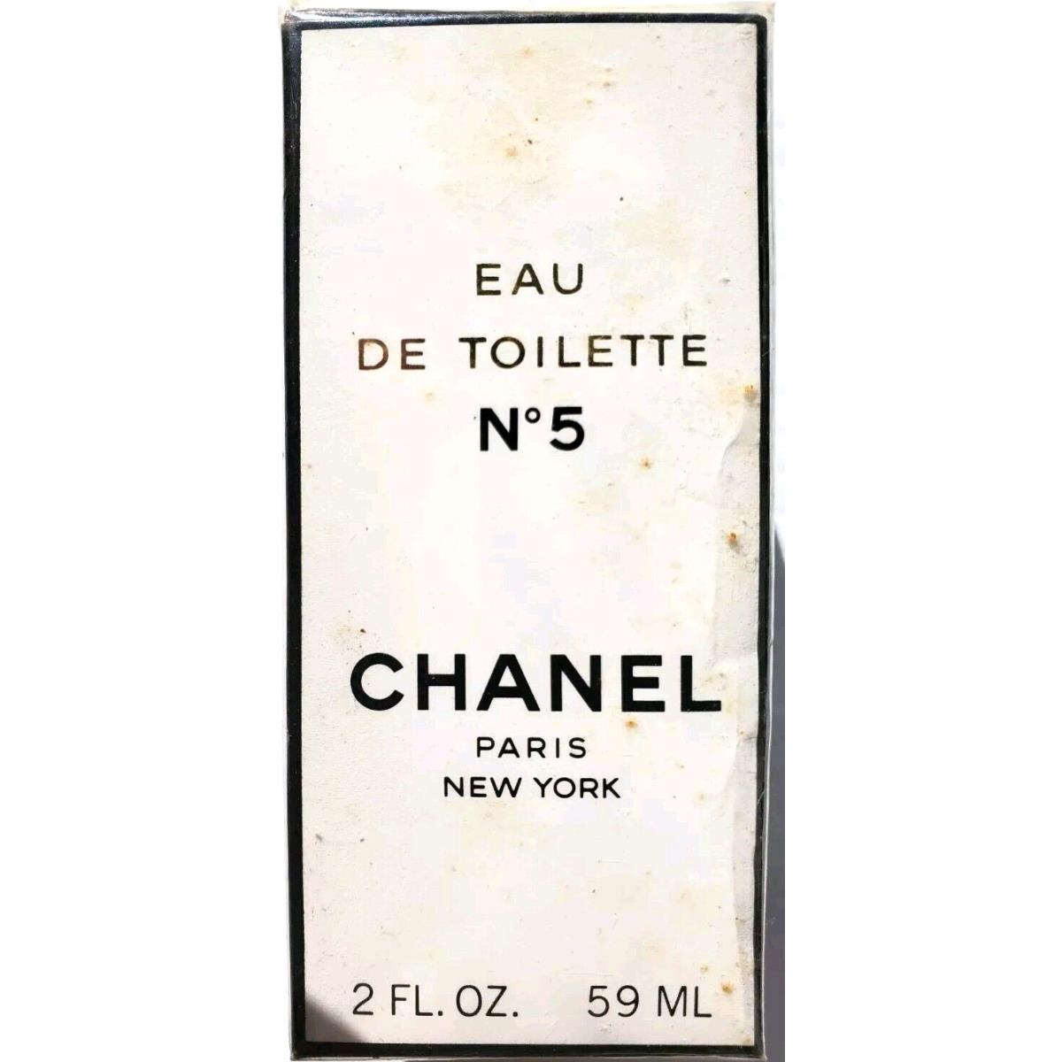 Chanel No 5 Eau De Toilet Splash Perfume 2.0 fl oz 59ml Vintage Pre-barcode