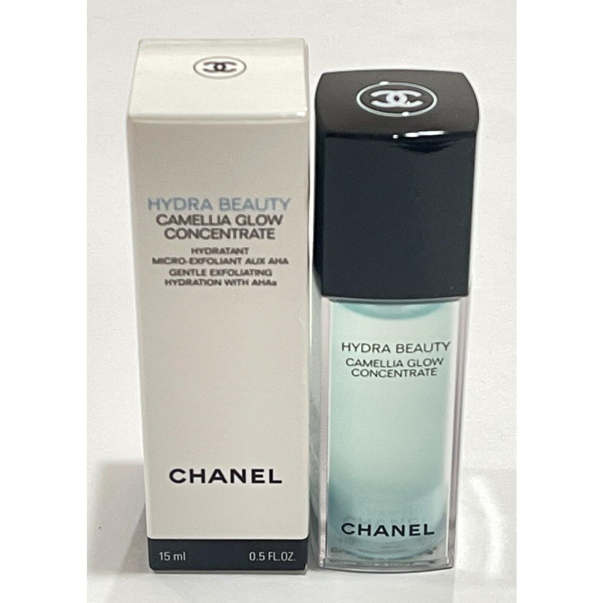 Chanel Hydra Beauty Camellia Glow Concentrate Gentle Exfoliating Hydration .5 oz