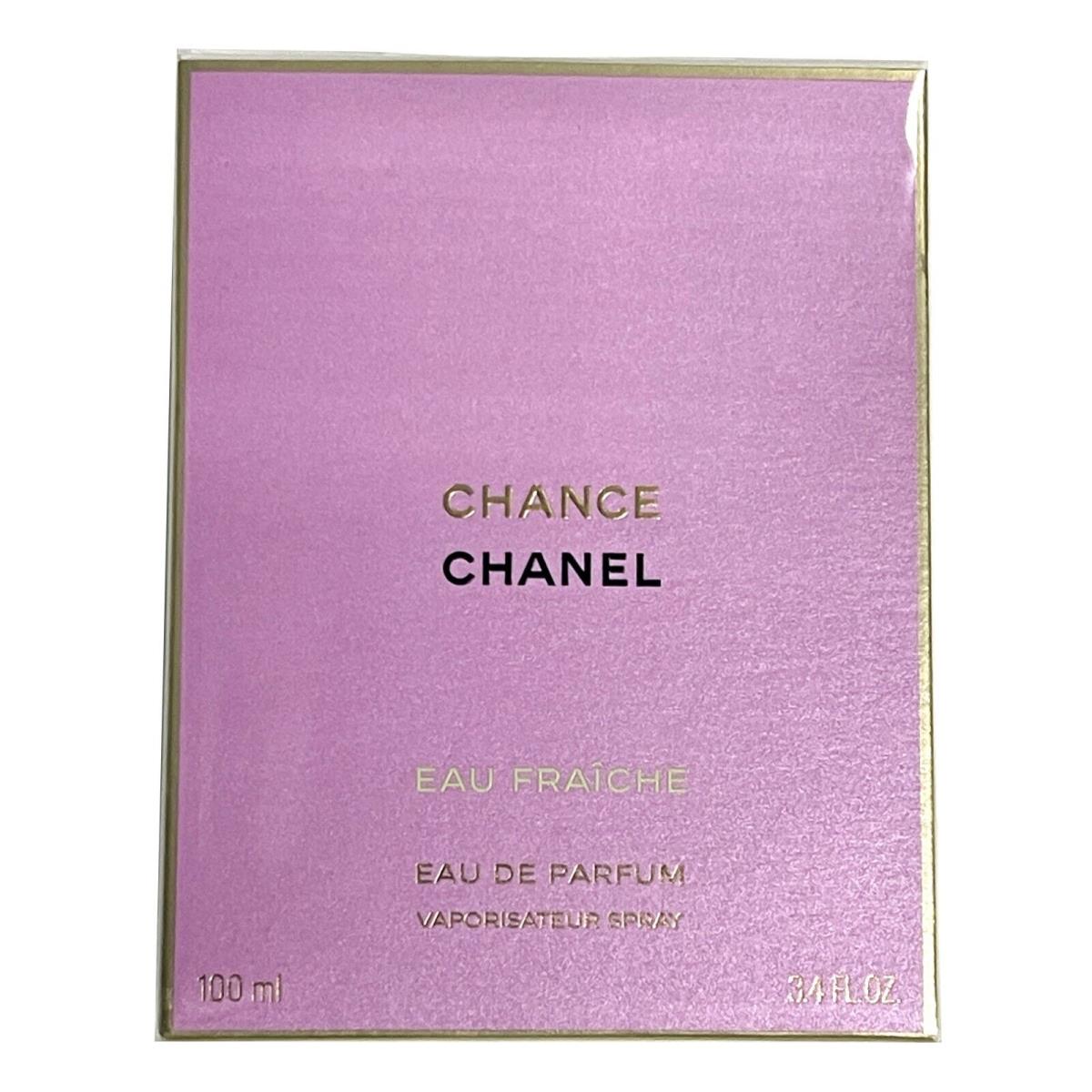 Chanel Chance Eau Fraiche Women Eau De Parfum Spray 3.4oz / 100ml