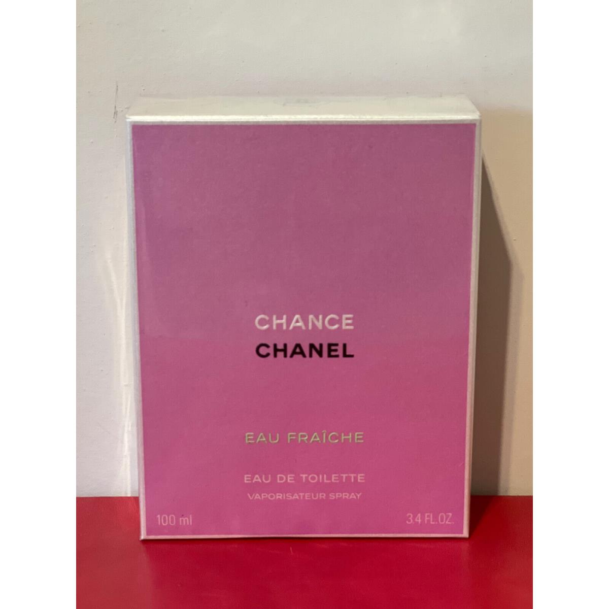 Chanel Chance Eau Fraiche Edt Spray Women 3.4 oz / 100 ml - Box