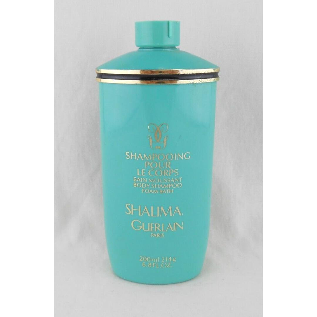 Guerlain Shalimar Body Shampoo Foam Bath 6.8 Fl Oz Open Vintage 1987 200ml