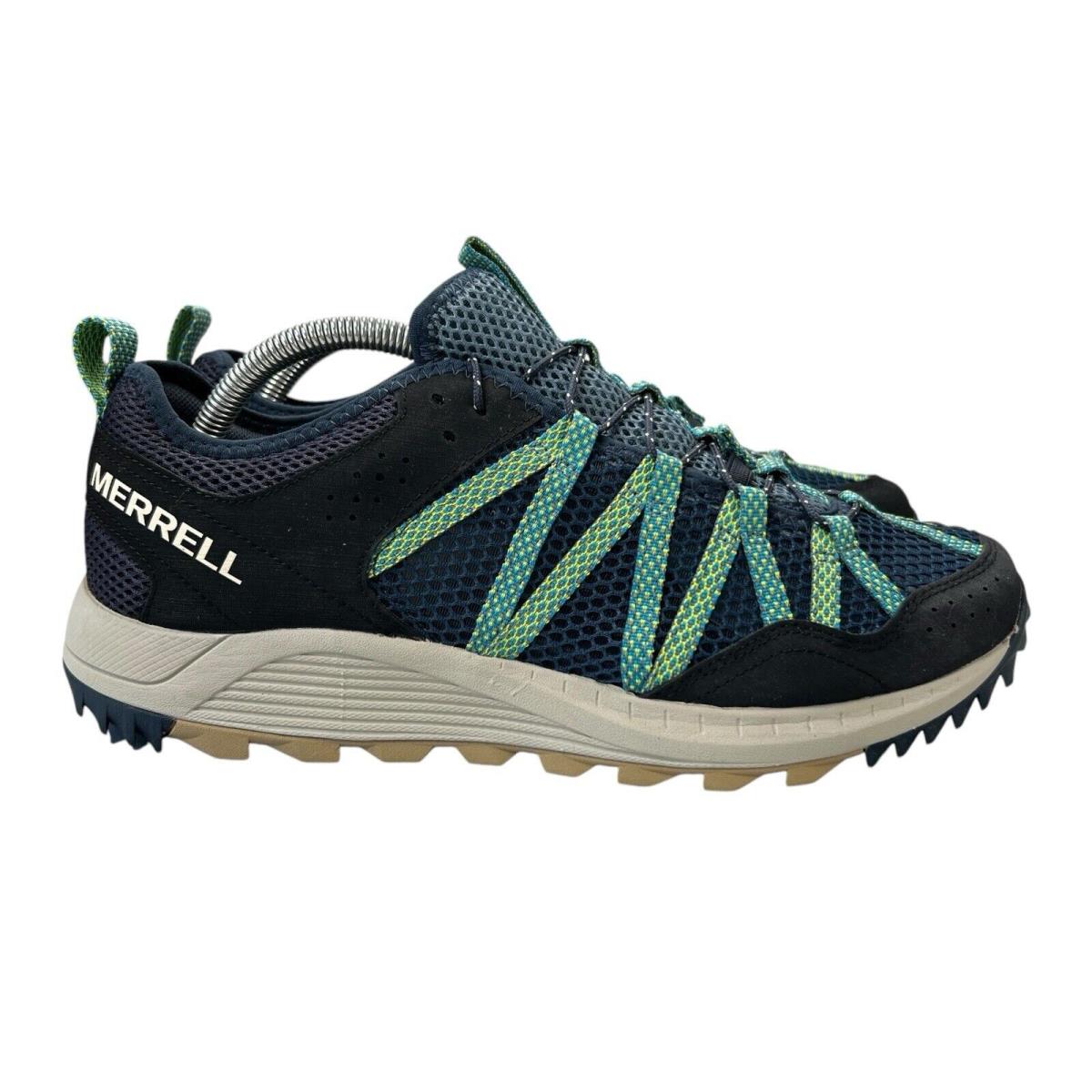 Merrell Wildwood Aerosport Navy Oyster Shoes Men`s 9 - 10 M