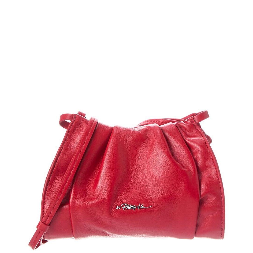 3.1 Phillip Lim Blossom Mini Leather Crossbody Women`s Red