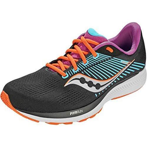 Saucony Women`s Guide 14 Running Shoe Future Black 5 - Future Black