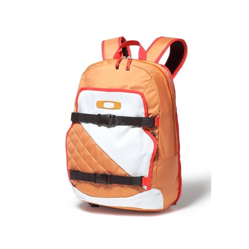 Oakley Streetman Back Pack 2.0 Backpack Bag Book Bookbag Blue Orange Brown Orange Cinnamon