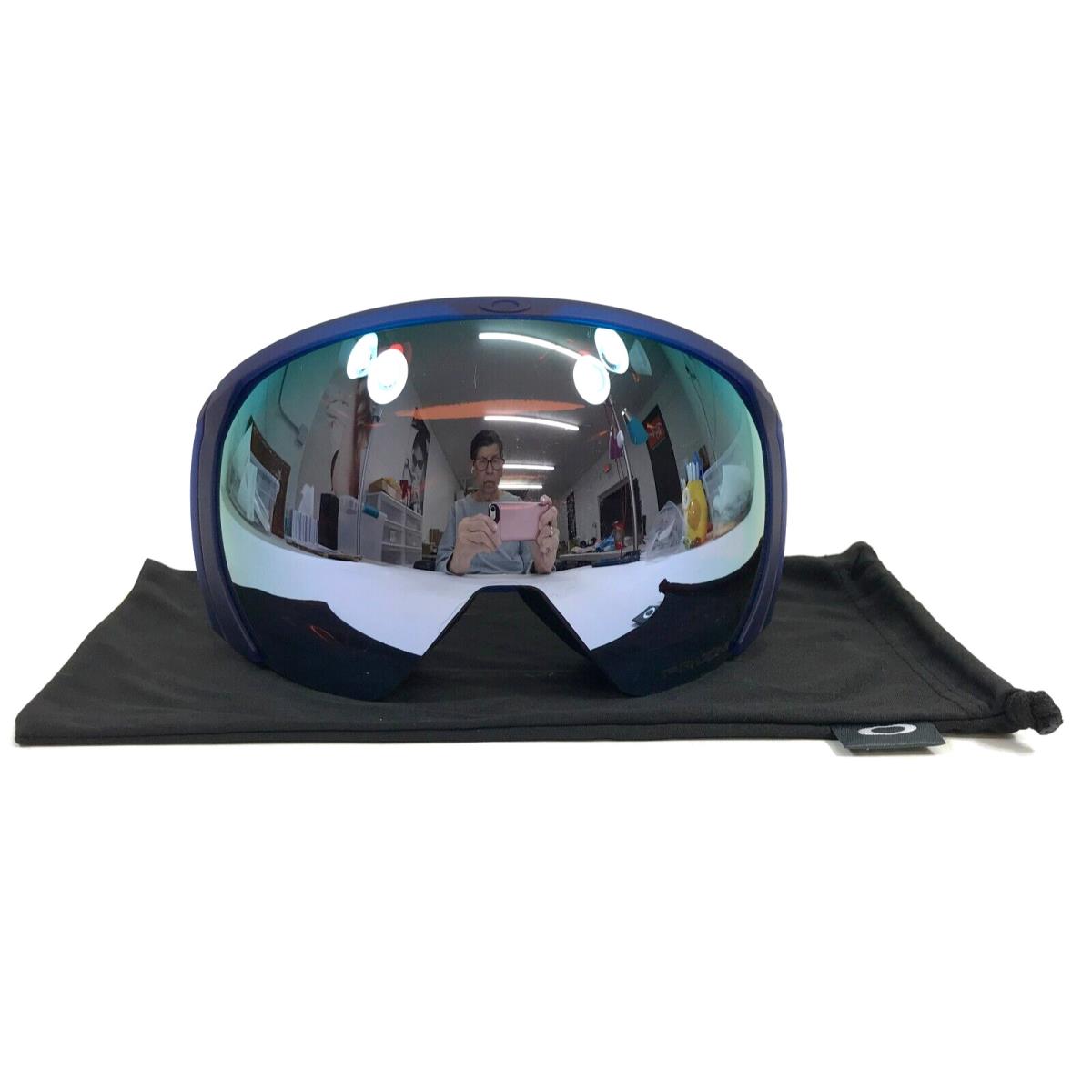 Oakley Snow Goggles Flight Path L OO7110-4700 Blue Air with Prizm Sapphire Gbl