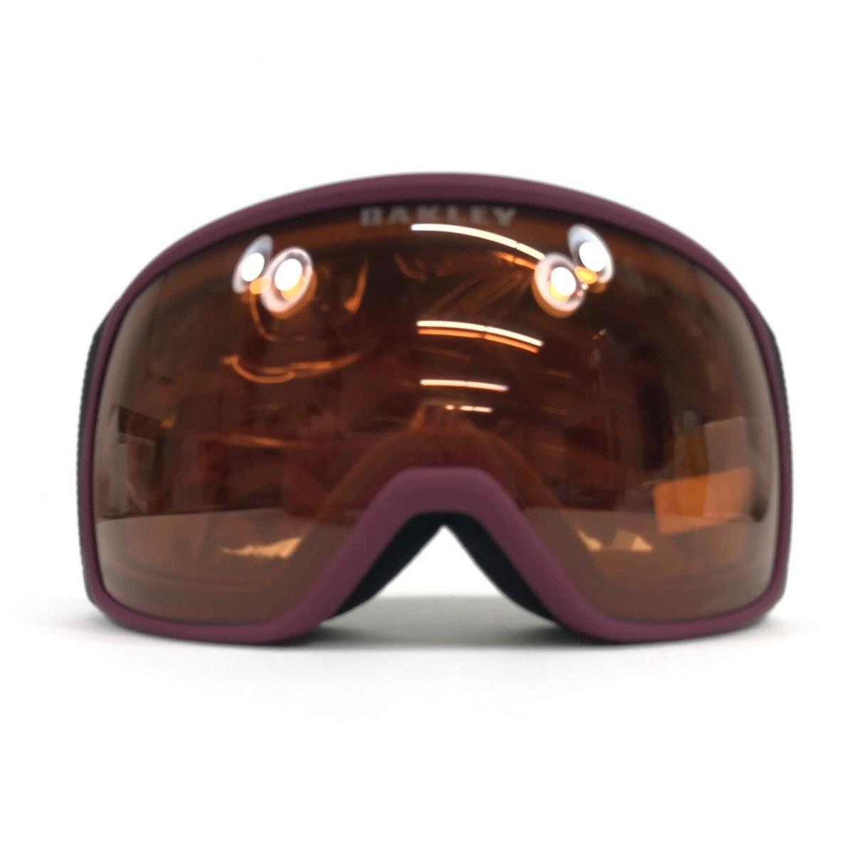 Oakley Snow Goggle Flight Tracker L OO7106-17 Heathered Grenache Prizm Persimmon