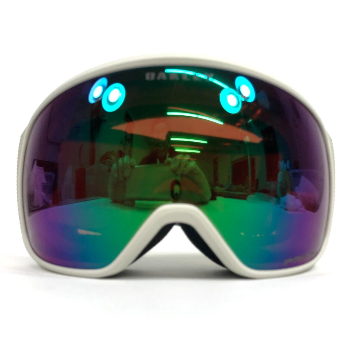 Oakley Snow Goggles Flight Tracker M OO7105-4300 Celeste w/ Prizm Jade Gbl Lens - Frame: Multicolor, Lens: Green